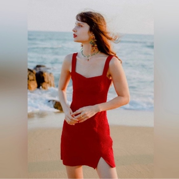 Petite Studio Tanya Dress Size S Red - Picture 4 of 4